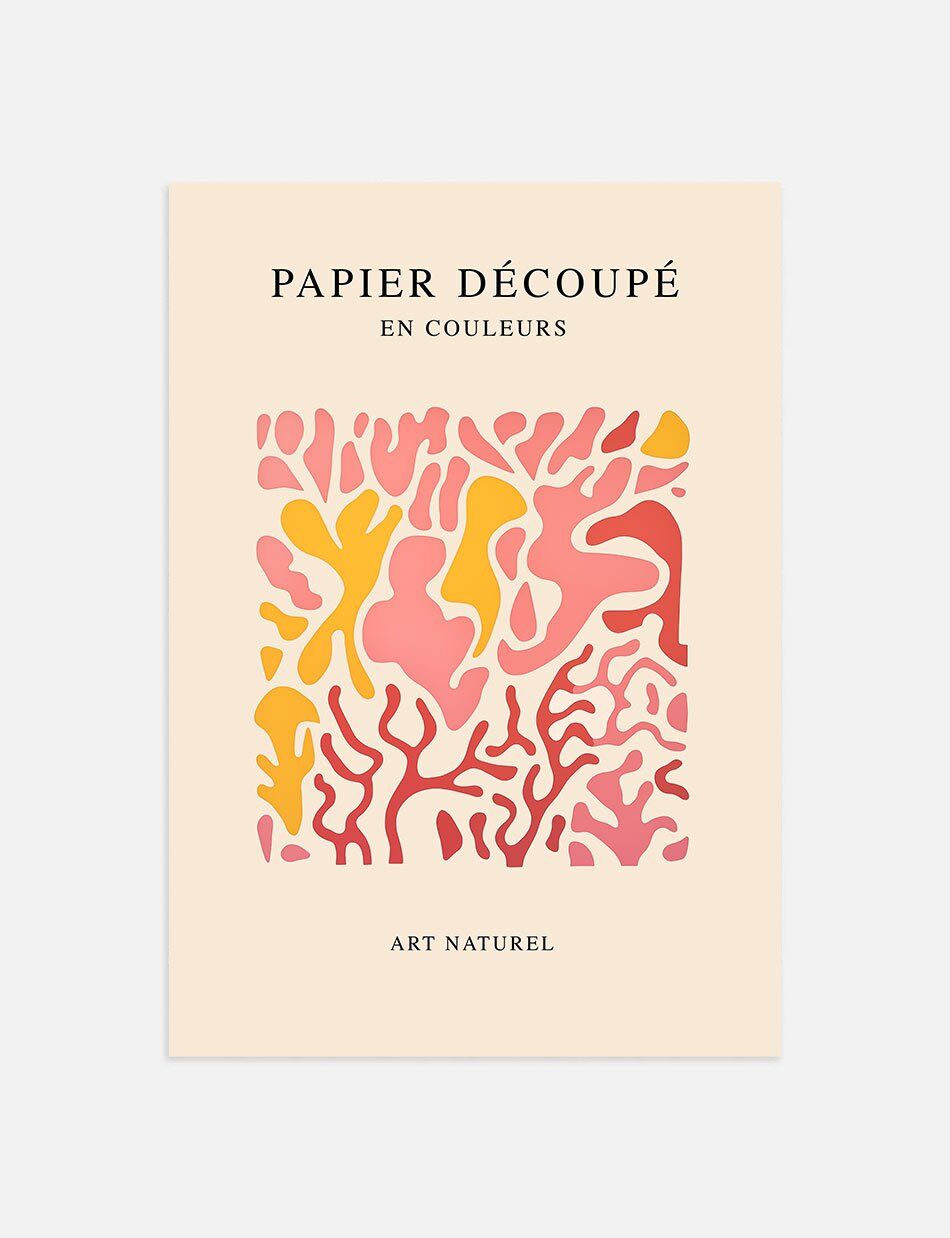 Papier Découpé en Couleurs 01