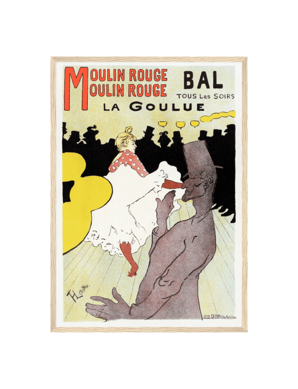 Affiche pour le Moulin Rouge La Goulue