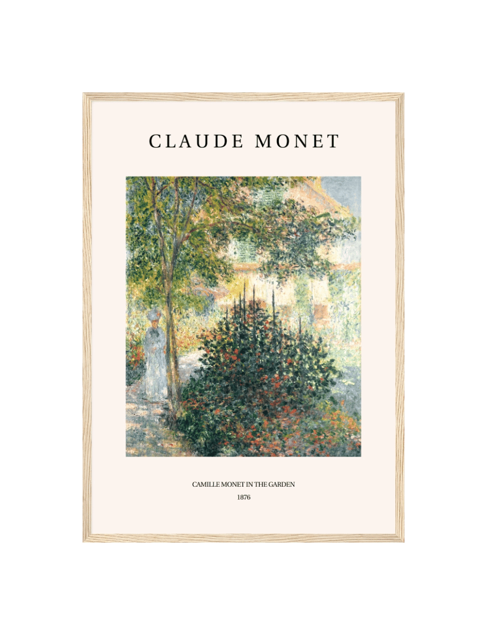 Camille Monet in the Garden - Claude Monet