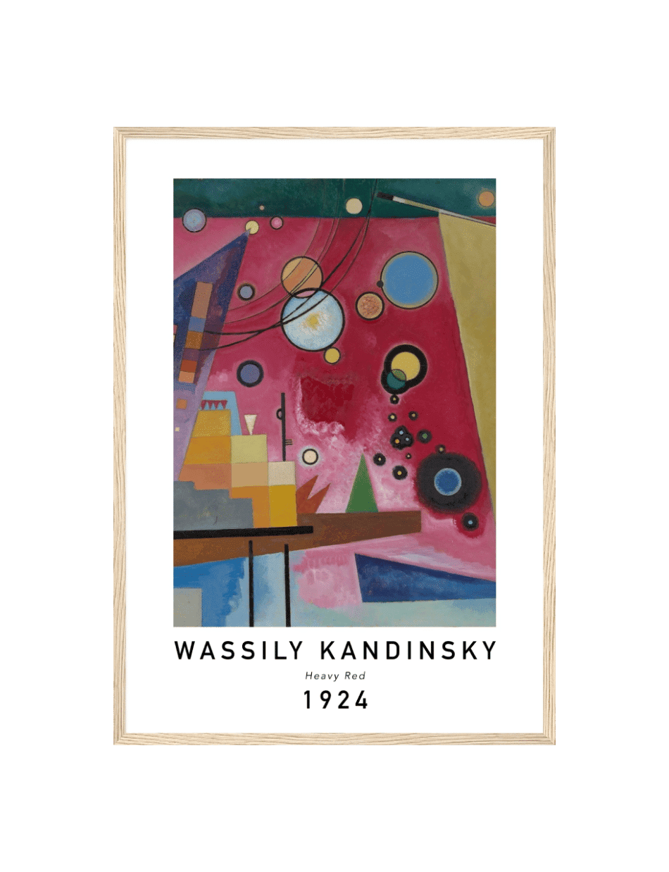 Heavy Red - Wassily Kandinsky