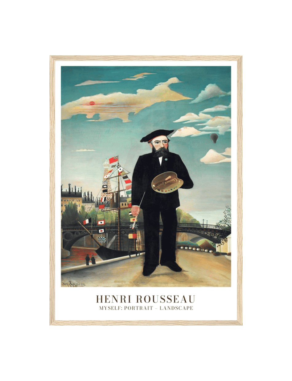 Myself Portrait Landscape - Henri Rousseau