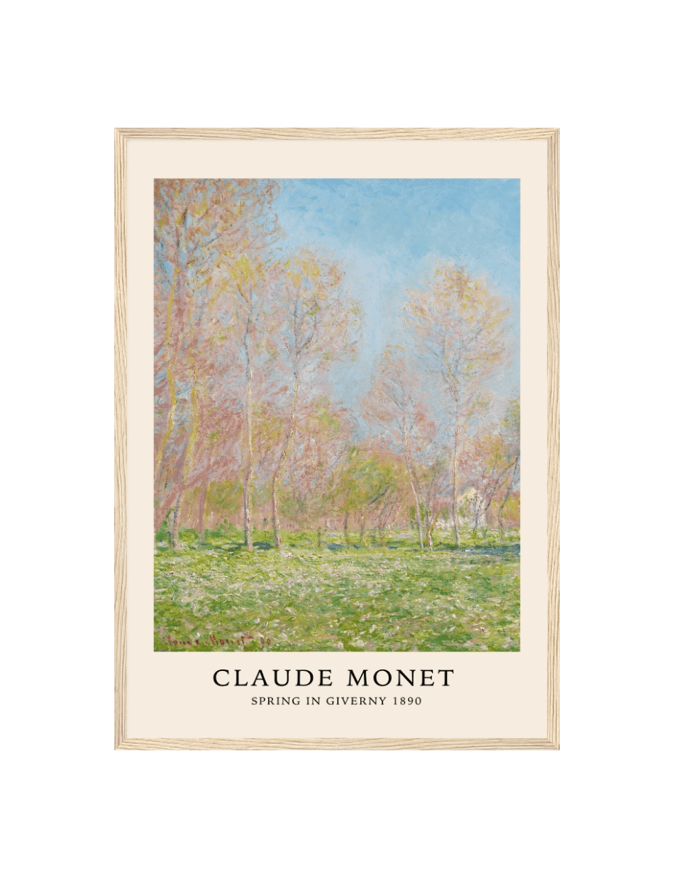 Spring in Giverny - Claude Monet