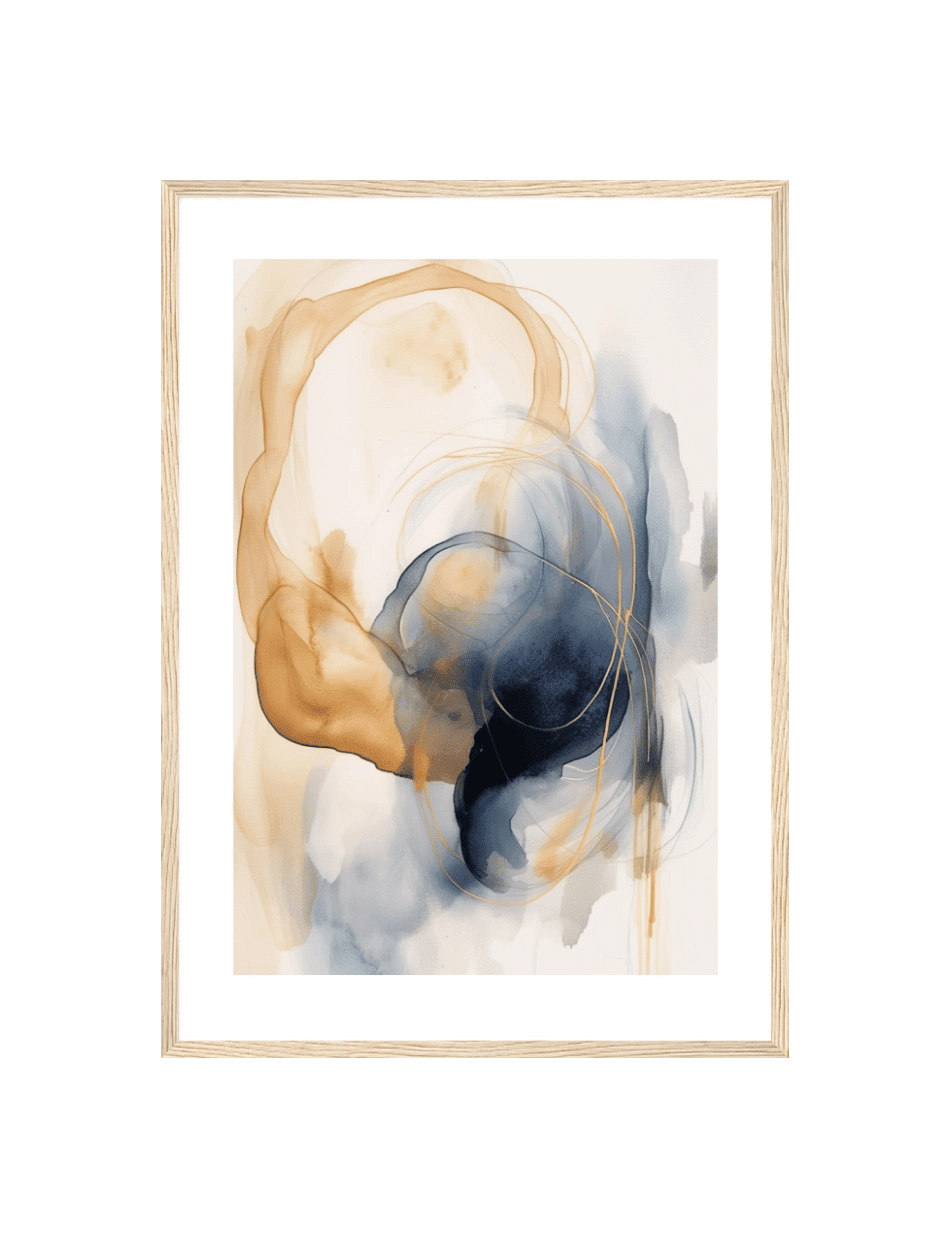 Watercolor Strokes Abstract 01