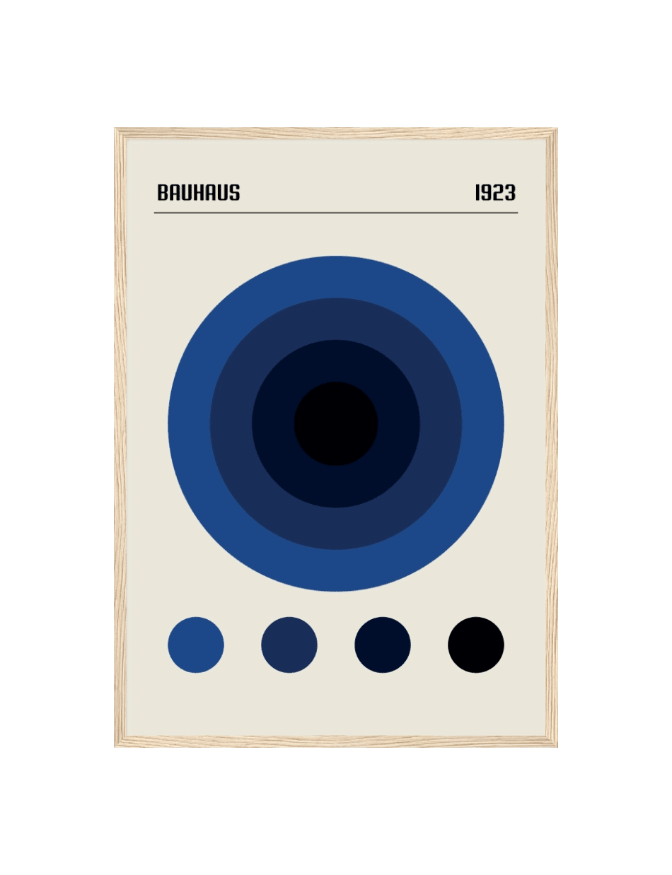 Bauhaus Blue Color Palette