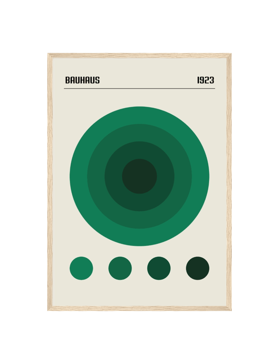 Bauhaus Green Color Palette