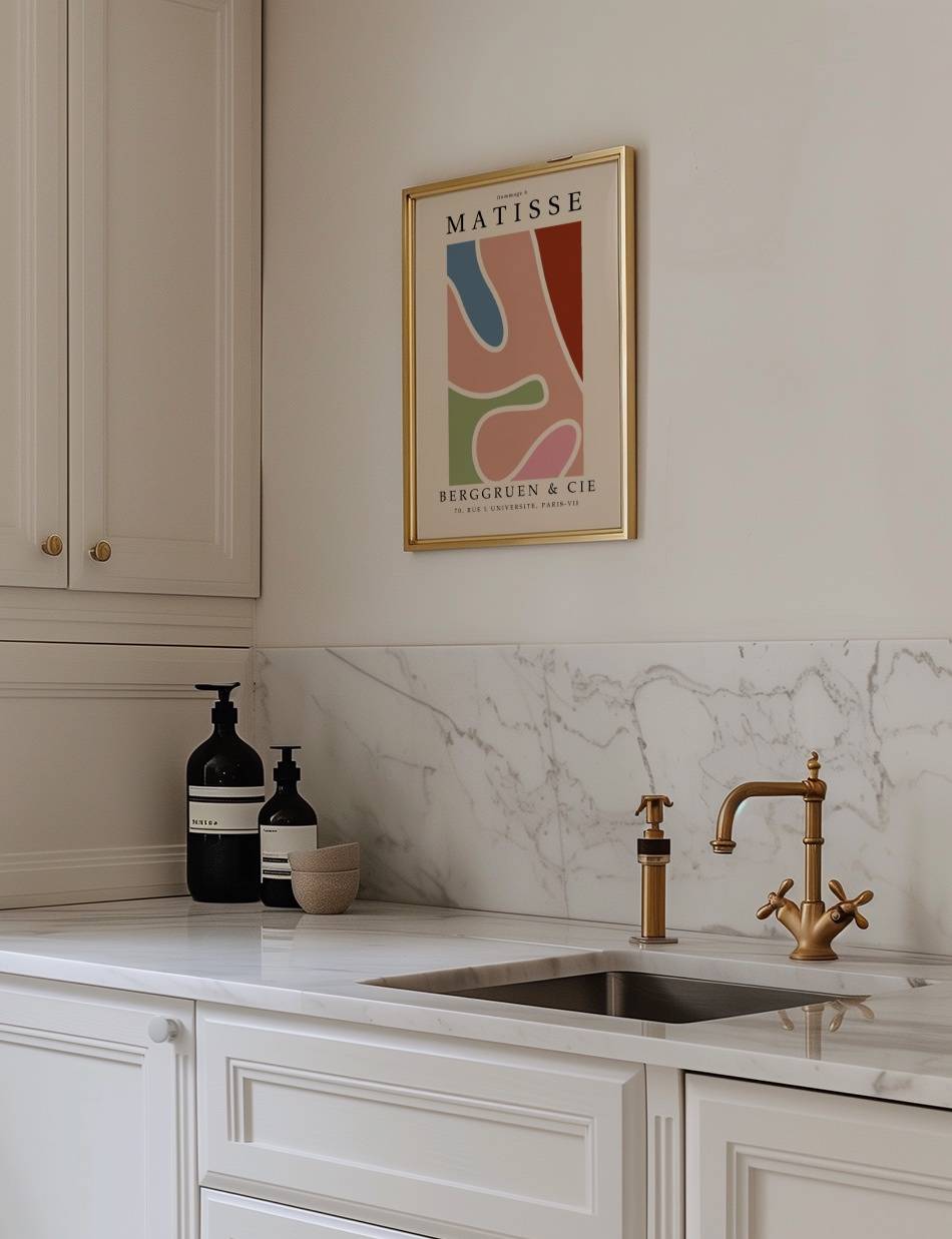 Abstract Contours Hommage a Matisse