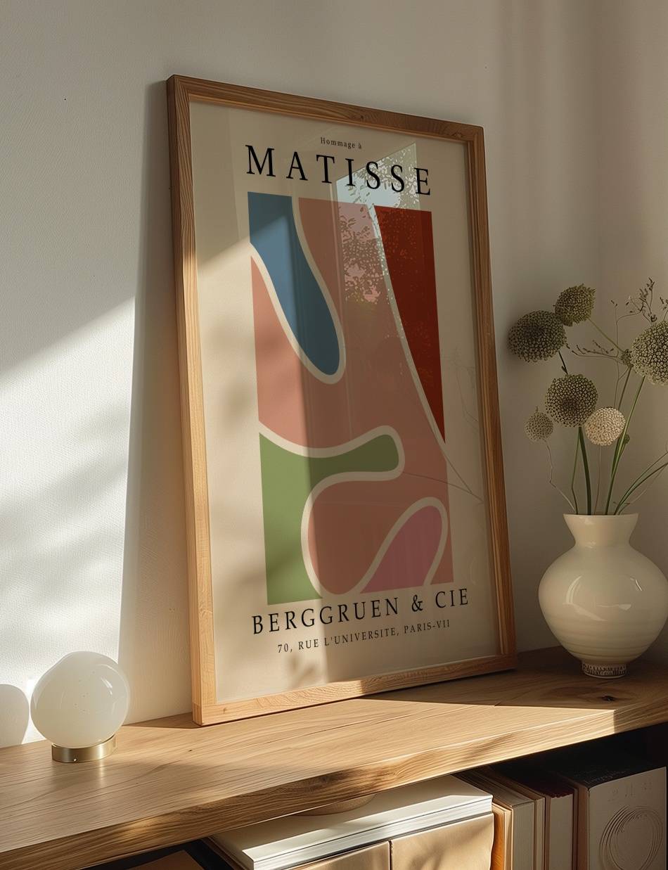 Abstract Contours Hommage a Matisse