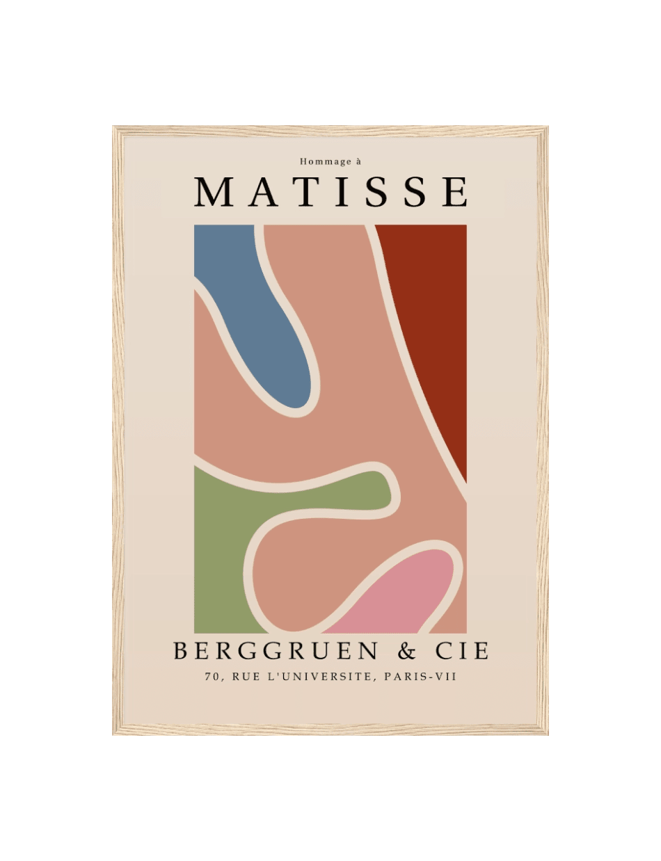 Abstract Contours Hommage a Matisse