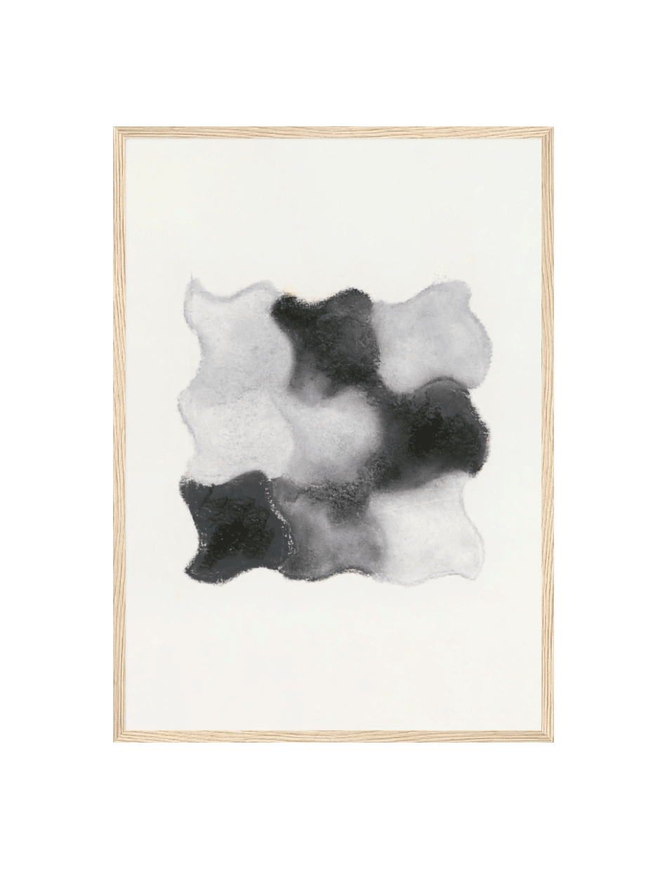 Abstraktion In Grau, Schwarz Und Weiss - Augusto Giacometti