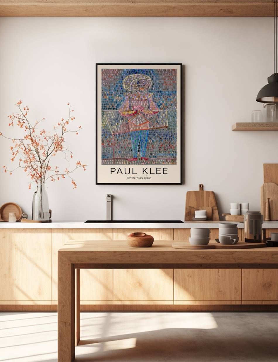 Boy in Fancy Dress - Paul Klee