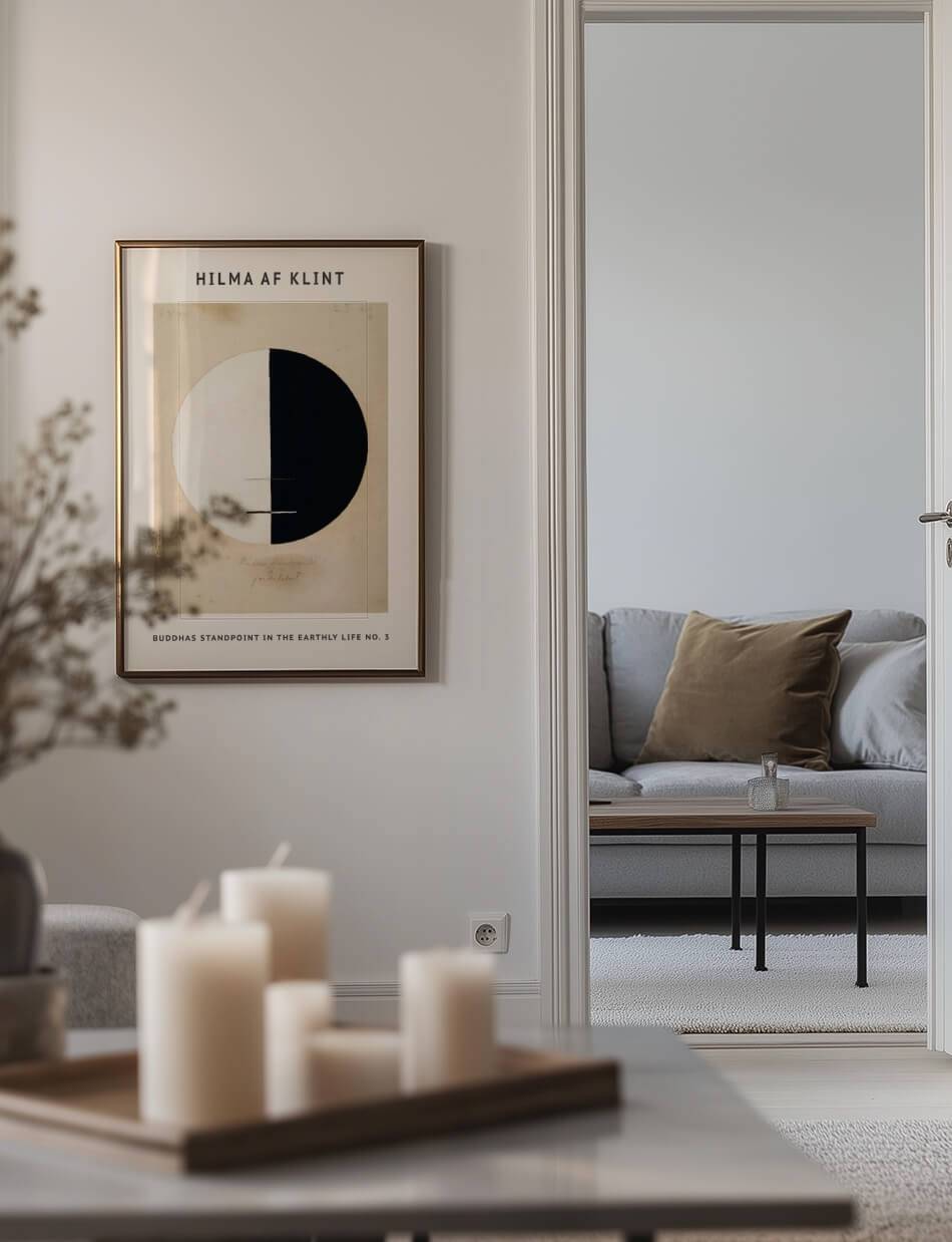 Buddhas Standpoint in the Earthly Life No. 3 - Hilma af Klint