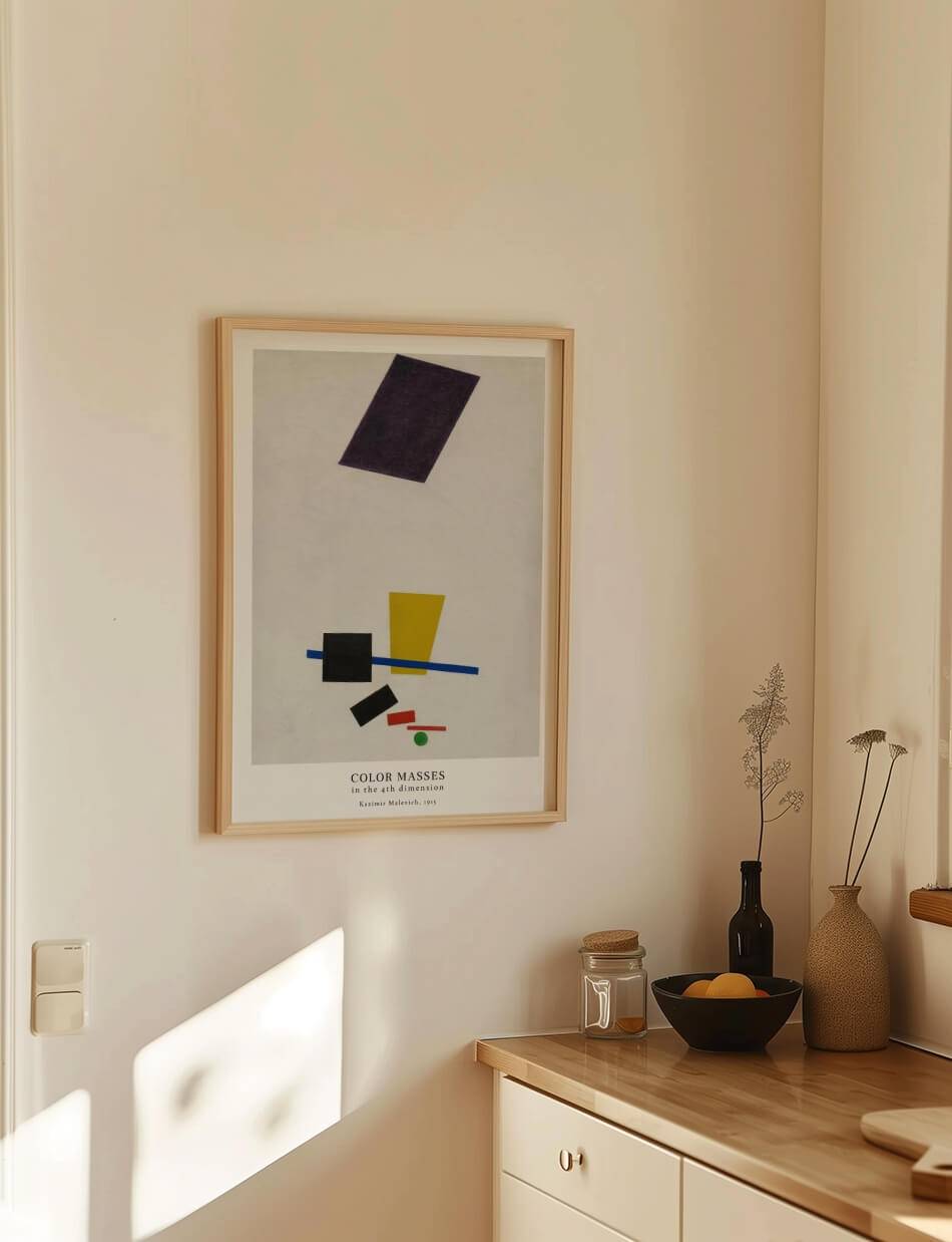 Color Masses in the 4th Dimension - Kazimir Malevich