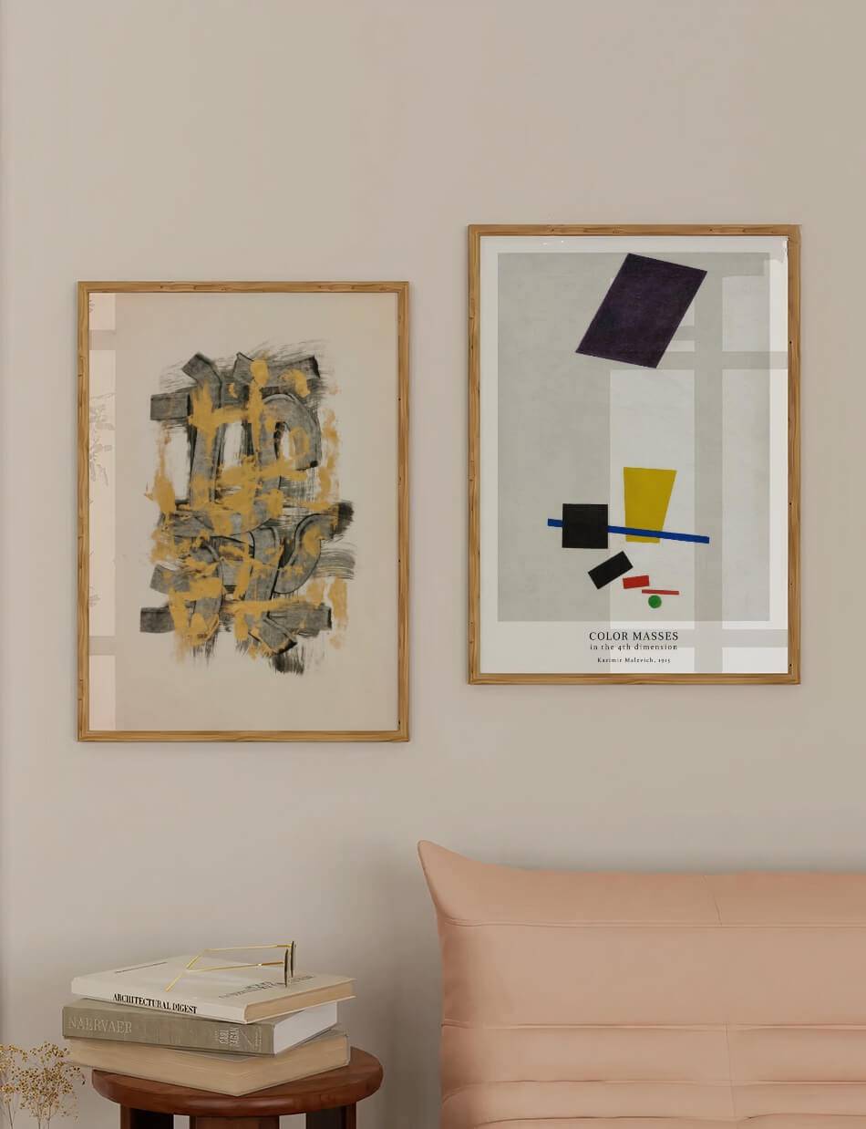 Color Masses in the 4th Dimension - Kazimir Malevich