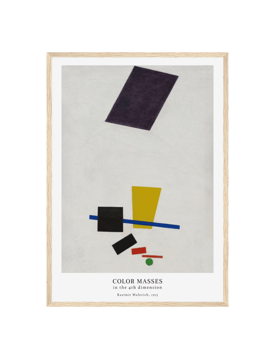 Color Masses in the 4th Dimension - Kazimir Malevich