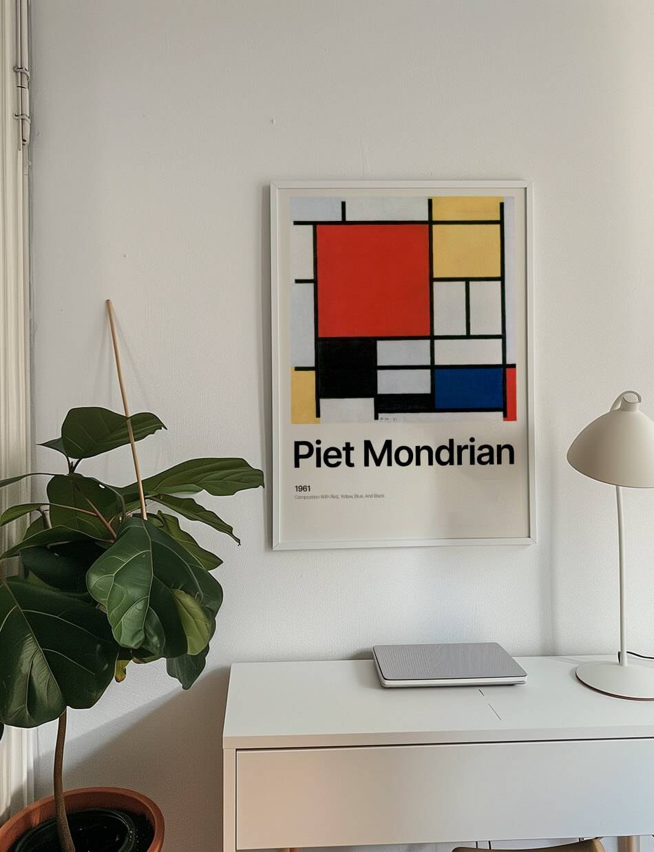 Composition with Red, Yellow, Blue, and Black (1921) - Piet Mondrian