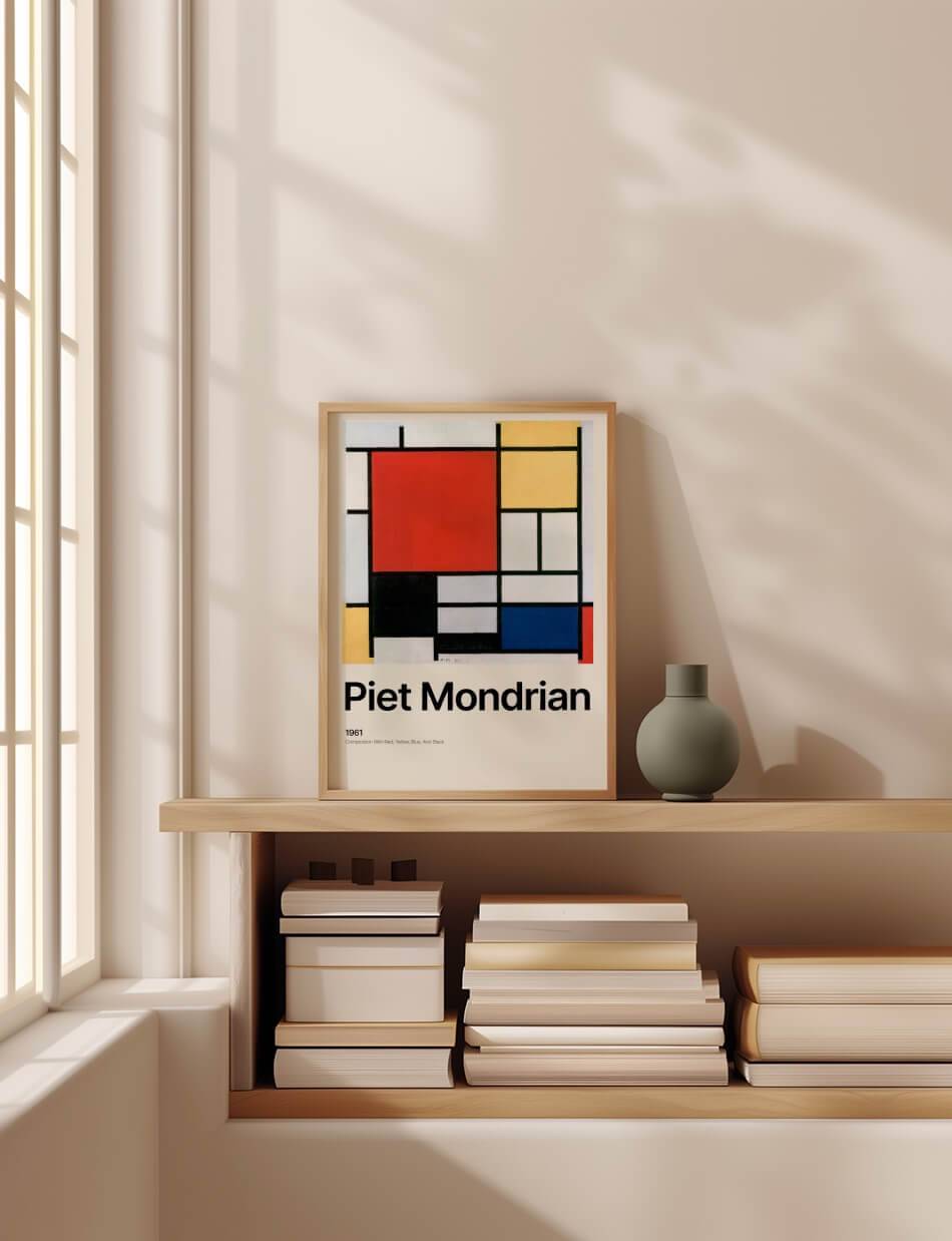 Composition with Red, Yellow, Blue, and Black (1921) - Piet Mondrian