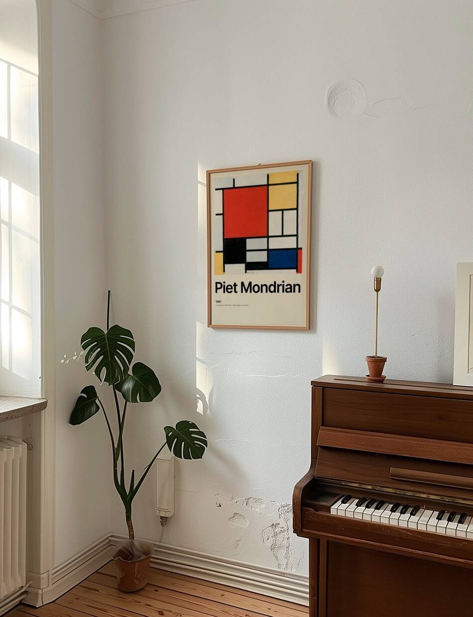 Composition with Red, Yellow, Blue, and Black (1921) - Piet Mondrian