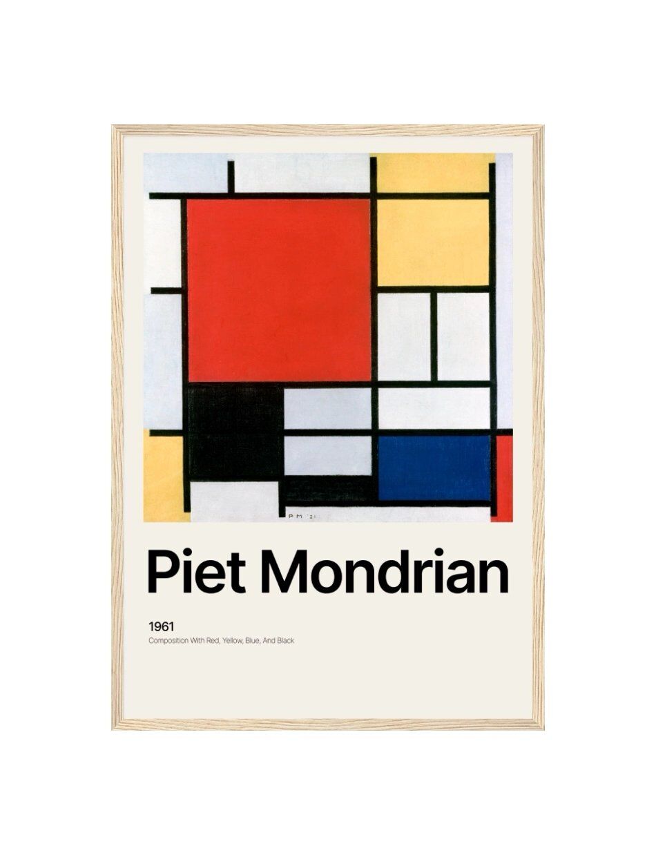 Composition with Red, Yellow, Blue, and Black (1921) - Piet Mondrian