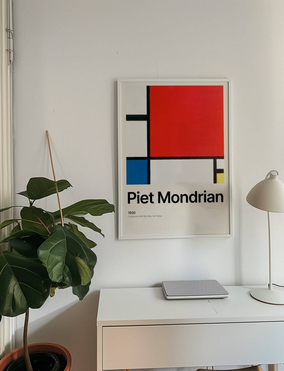 Composition with Red, Blue, and Yellow (1930) - Piet Mondrian