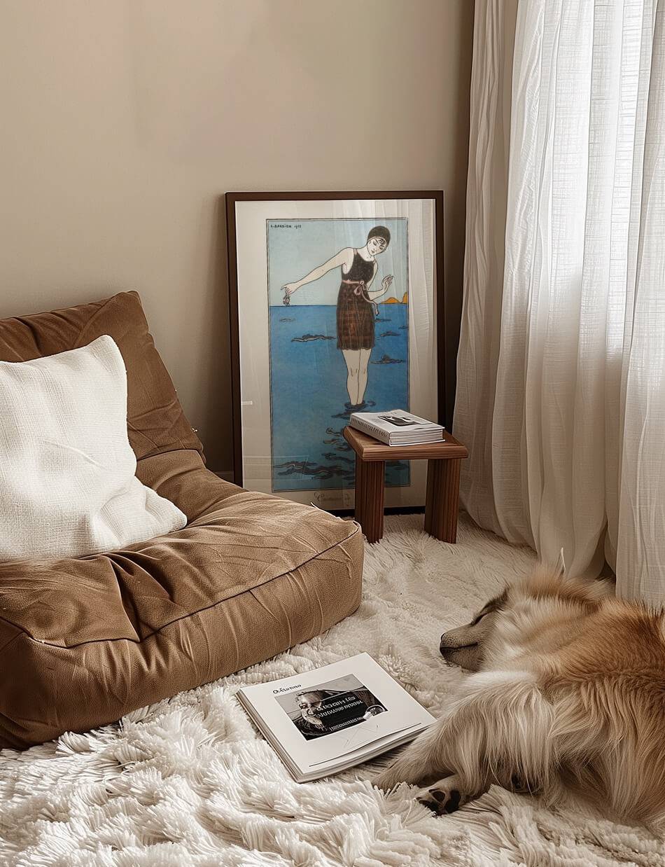 Costumes Parisiens: Grande robe du soir - George Barbier