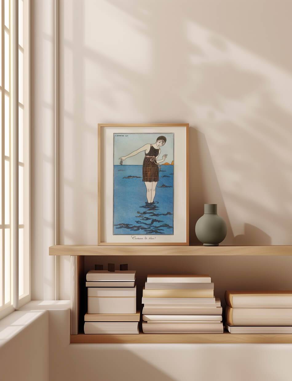 Costumes Parisiens: Grande robe du soir - George Barbier