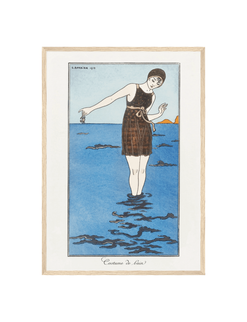 Costumes Parisiens: Grande robe du soir - George Barbier