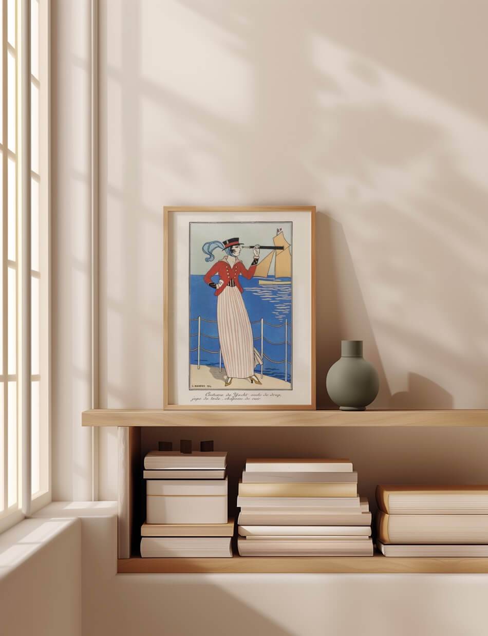 Costumes Parisiens, No.164: Costume de Yacht - George Barbier