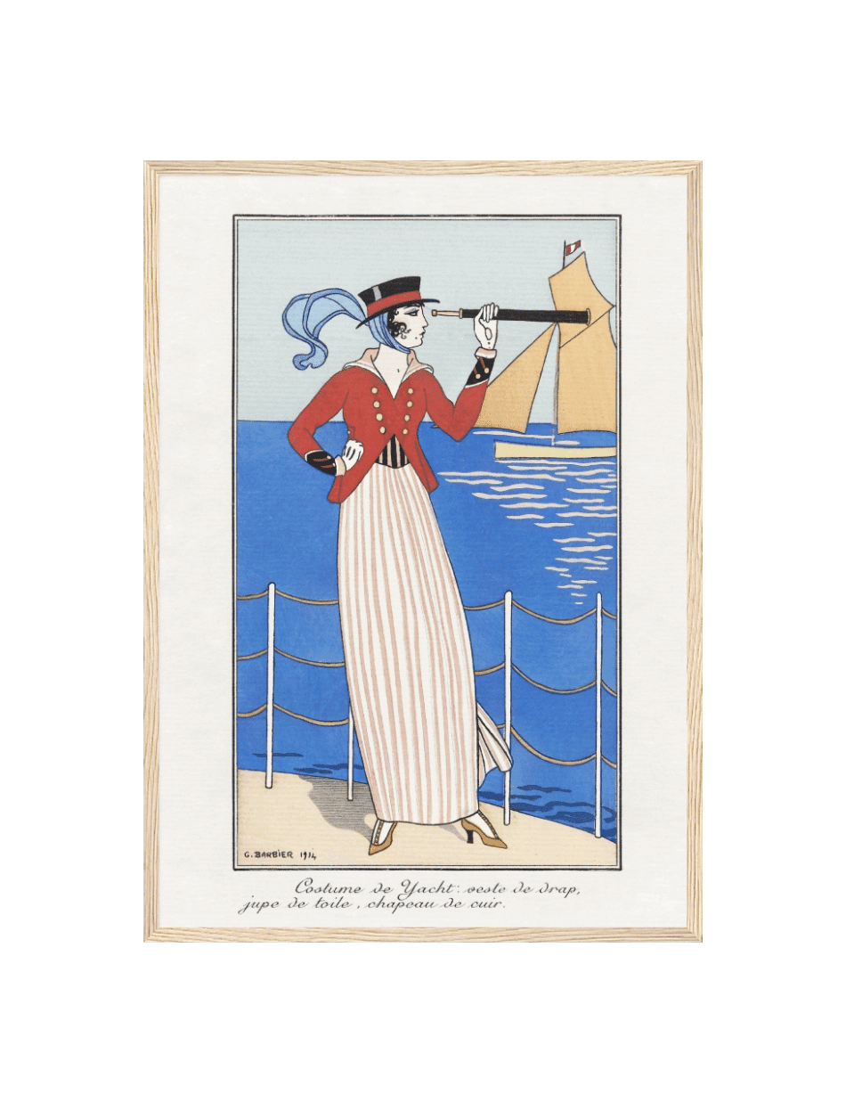 Costumes Parisiens, No.164: Costume de Yacht - George Barbier