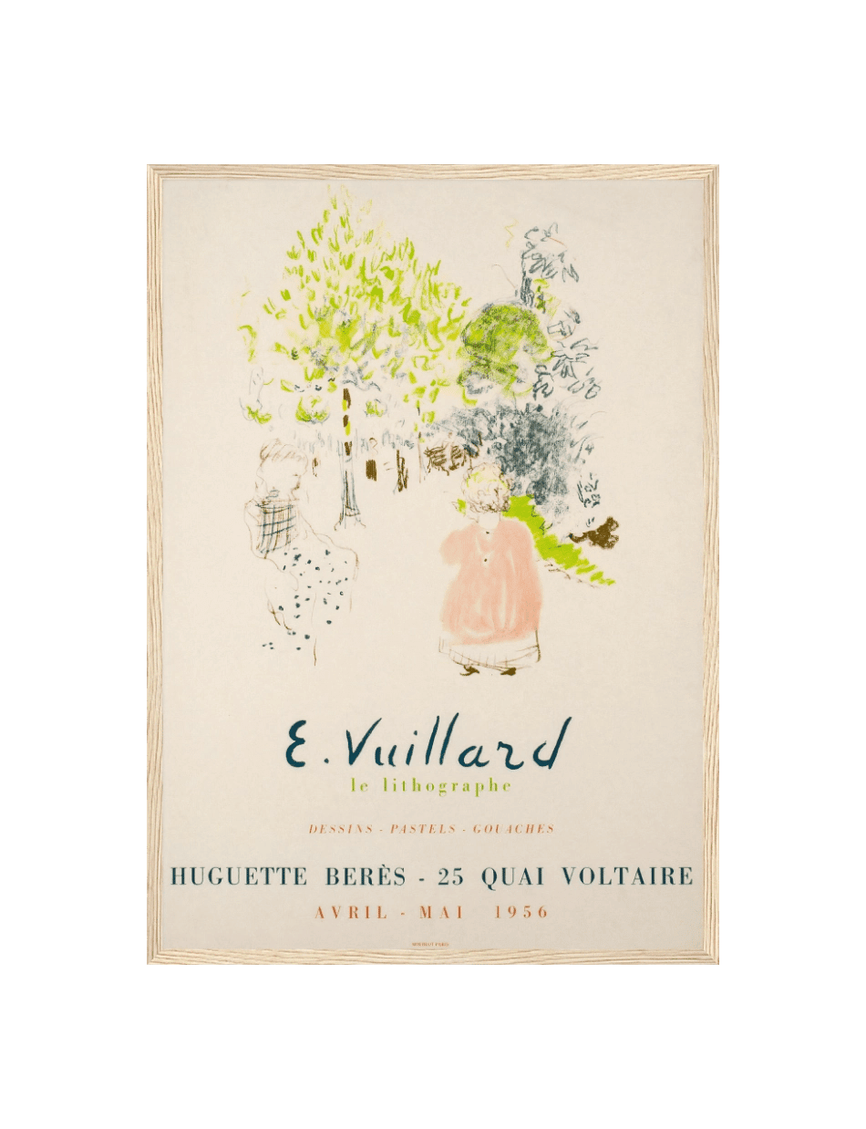 Édouard Vuillard Exhibition poster og plakat