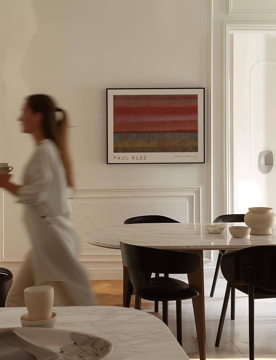 Ebene Landschaft (Flat Landscape) - Paul Klee