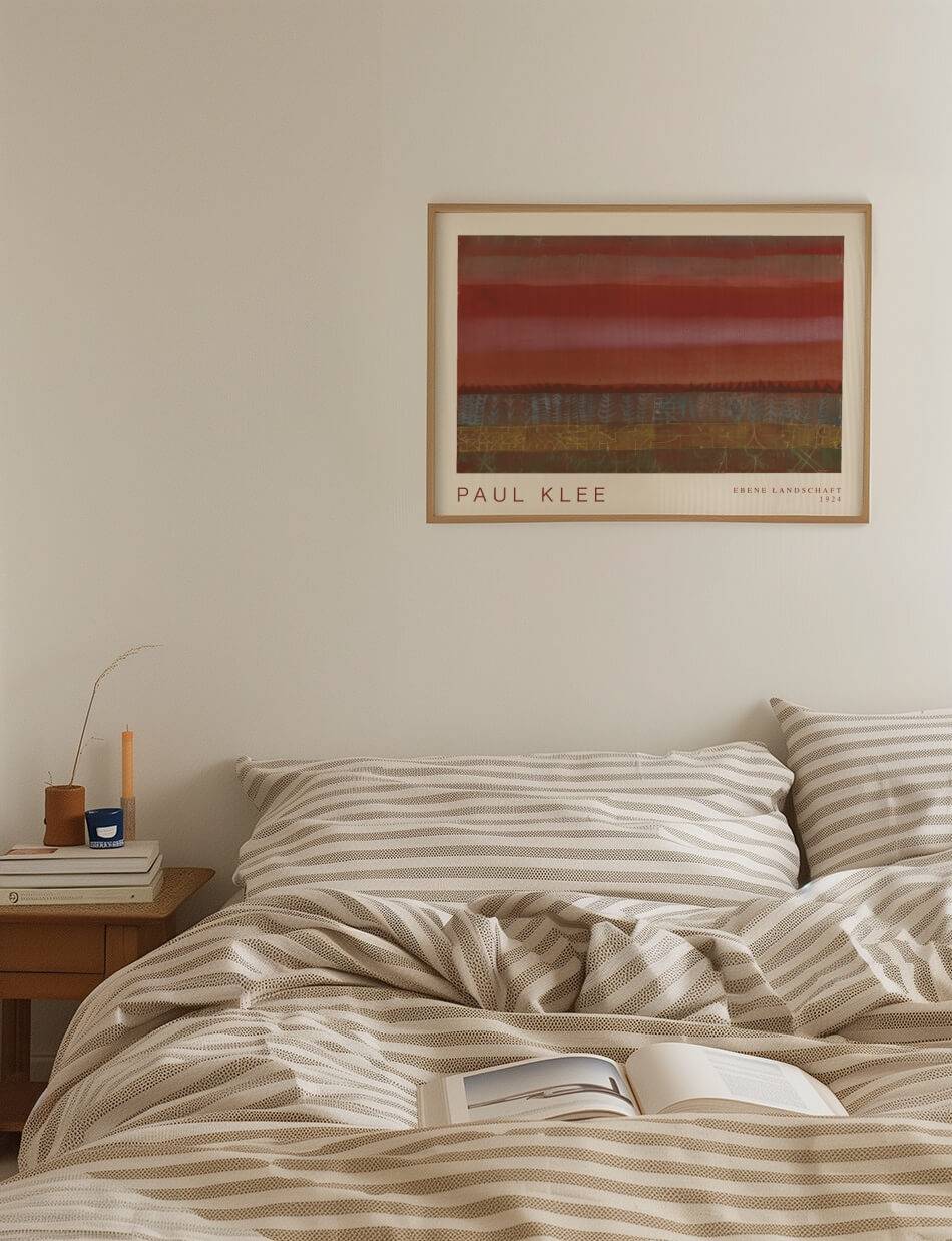 Ebene Landschaft (Flat Landscape) - Paul Klee