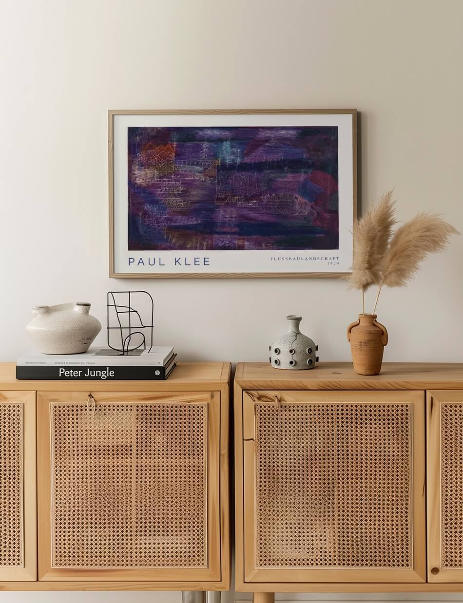 Flussbaulandschaft - Paul Klee