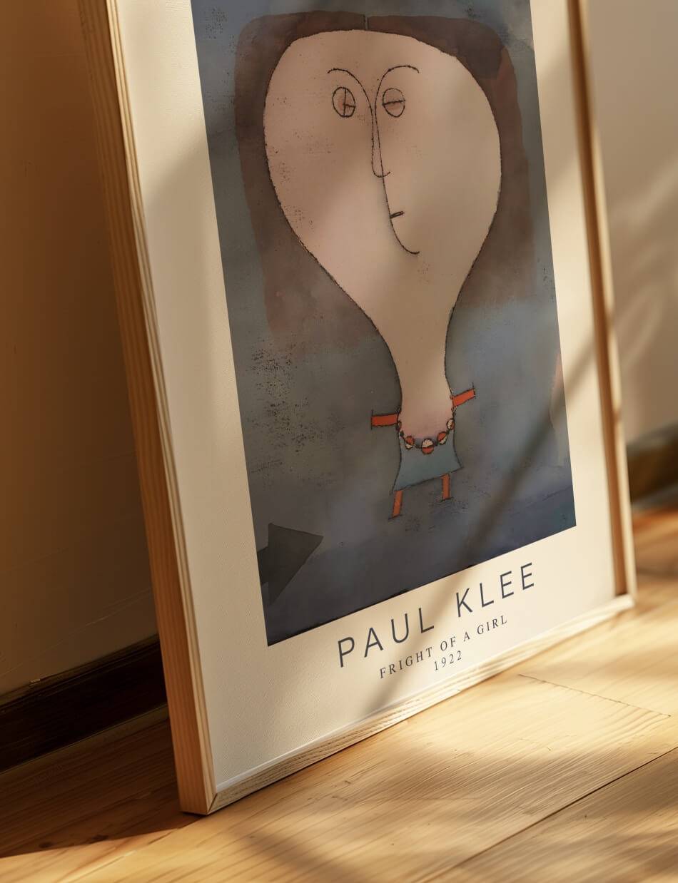 Fright of a Girl - Paul Klee