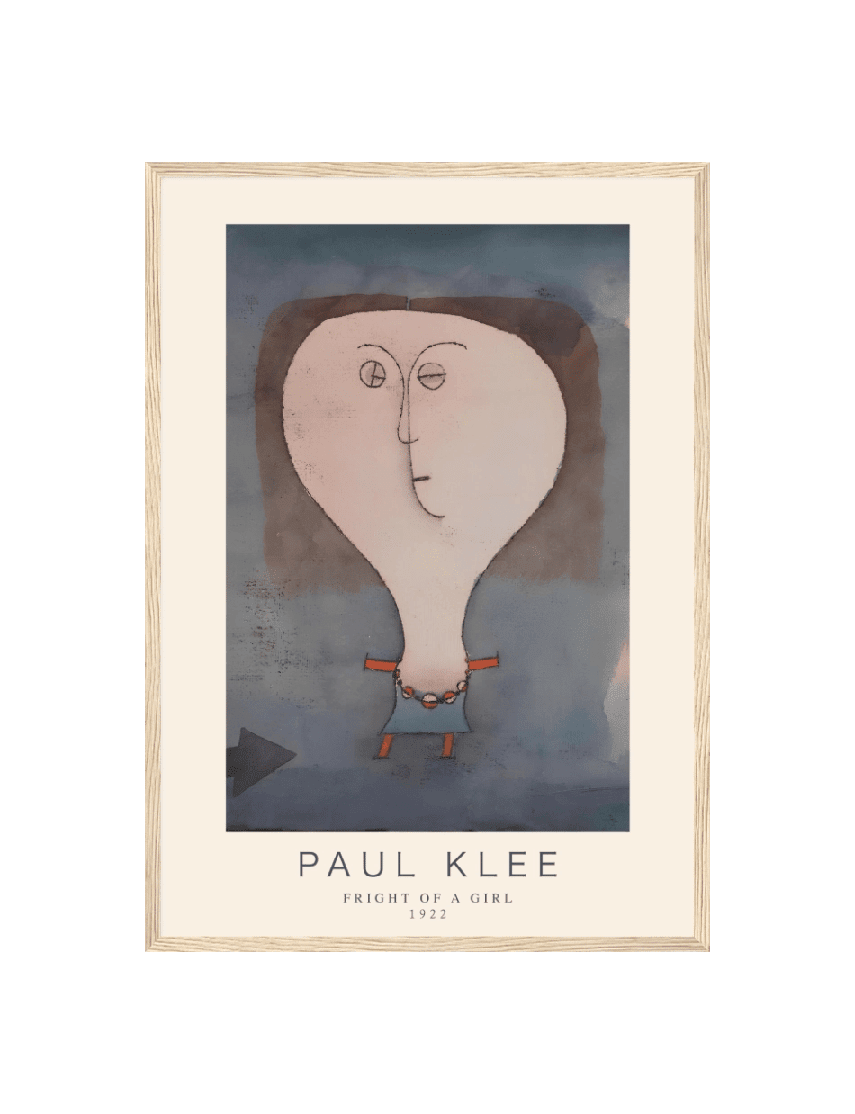 Fright of a Girl - Paul Klee