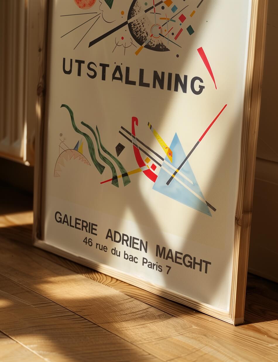 Wassily Kandinsky plakat fra Galerie Adrien Maeght