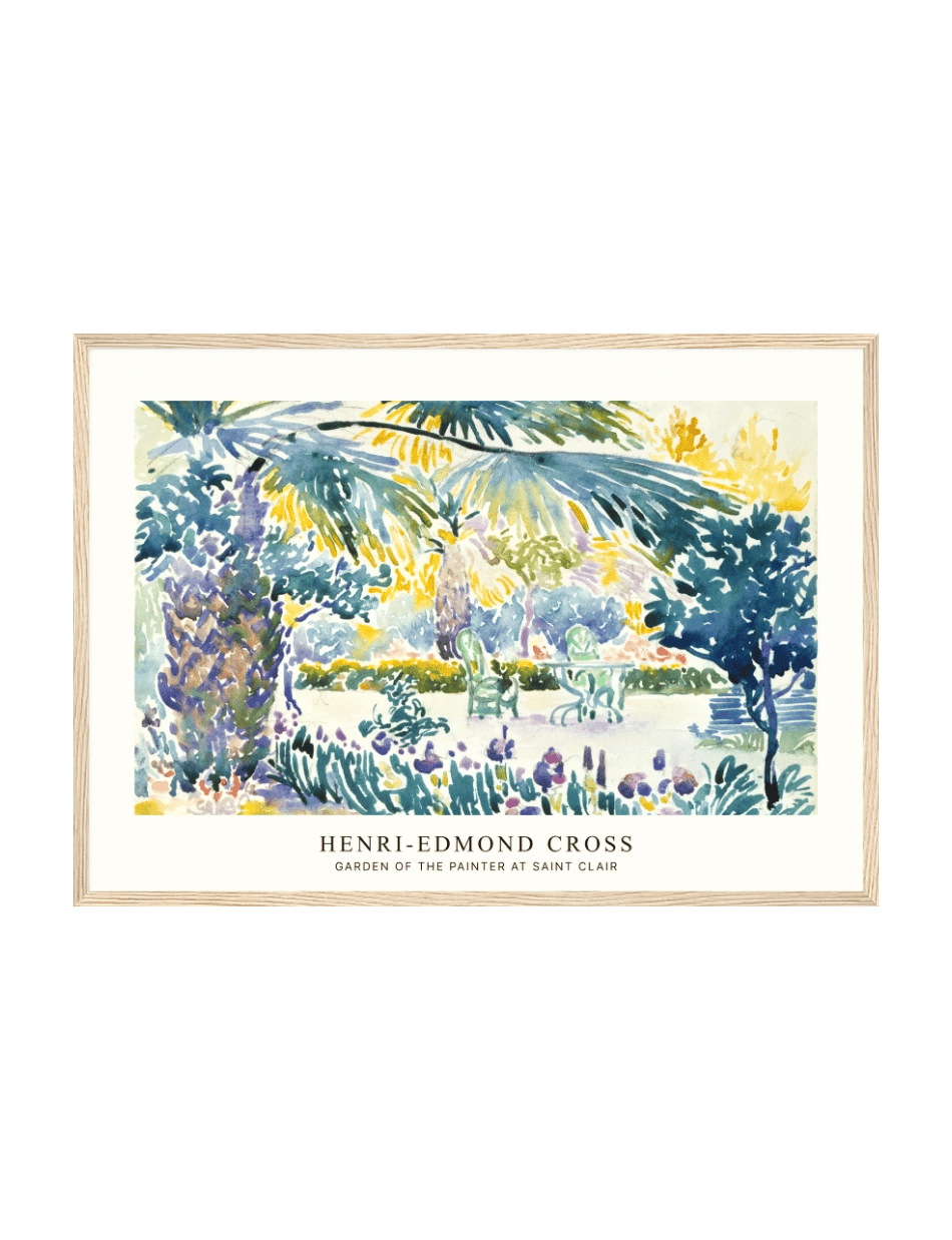 Garden of the Painter at Saint Clair - Henri-Edmond Cross