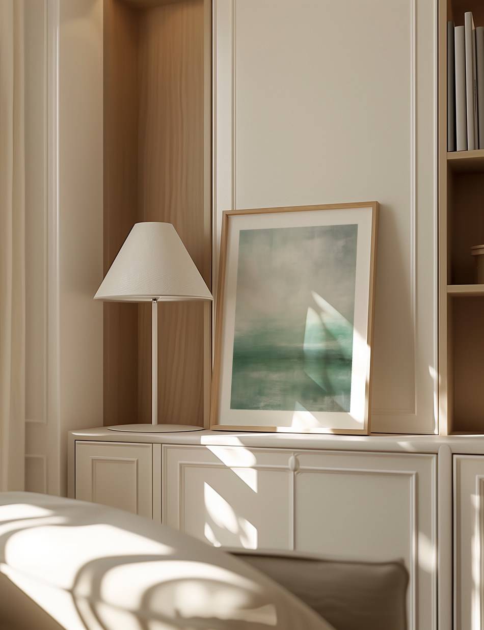 Green Abstract Landscape 01