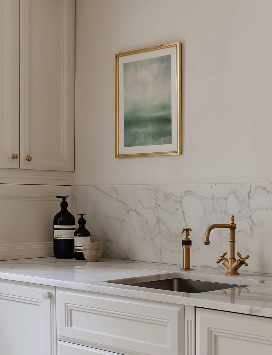 Green Abstract Landscape 01