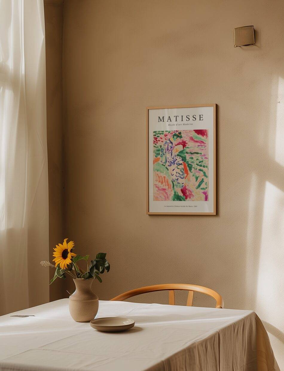 La Japonaise: Woman beside the Water - Henri Matisse