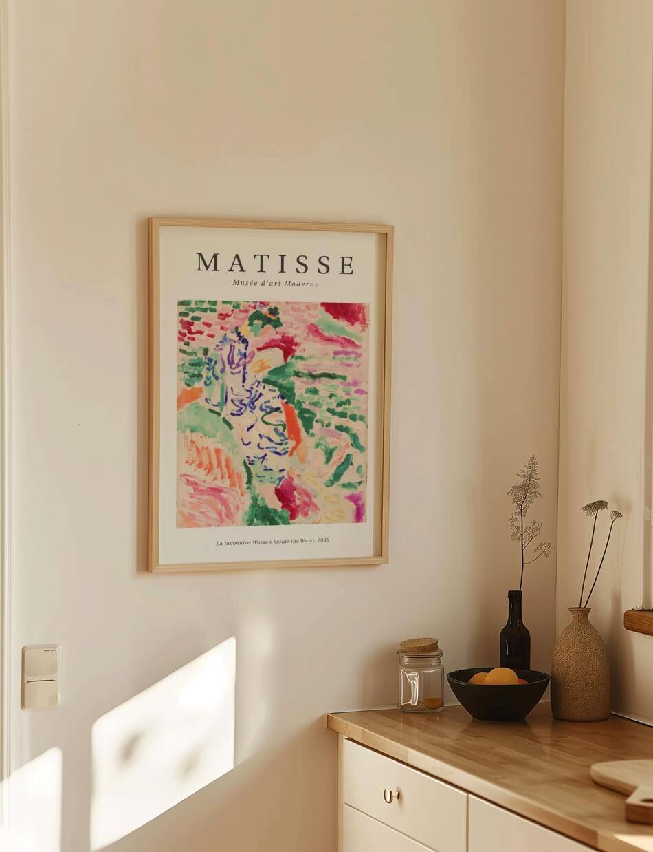 La Japonaise: Woman beside the Water - Henri Matisse