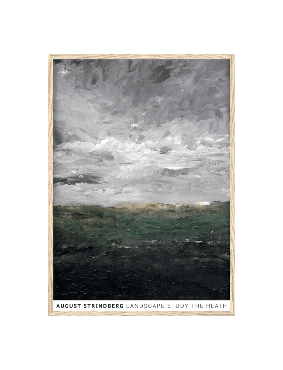 Landscape Study The Heath - August Strindberg