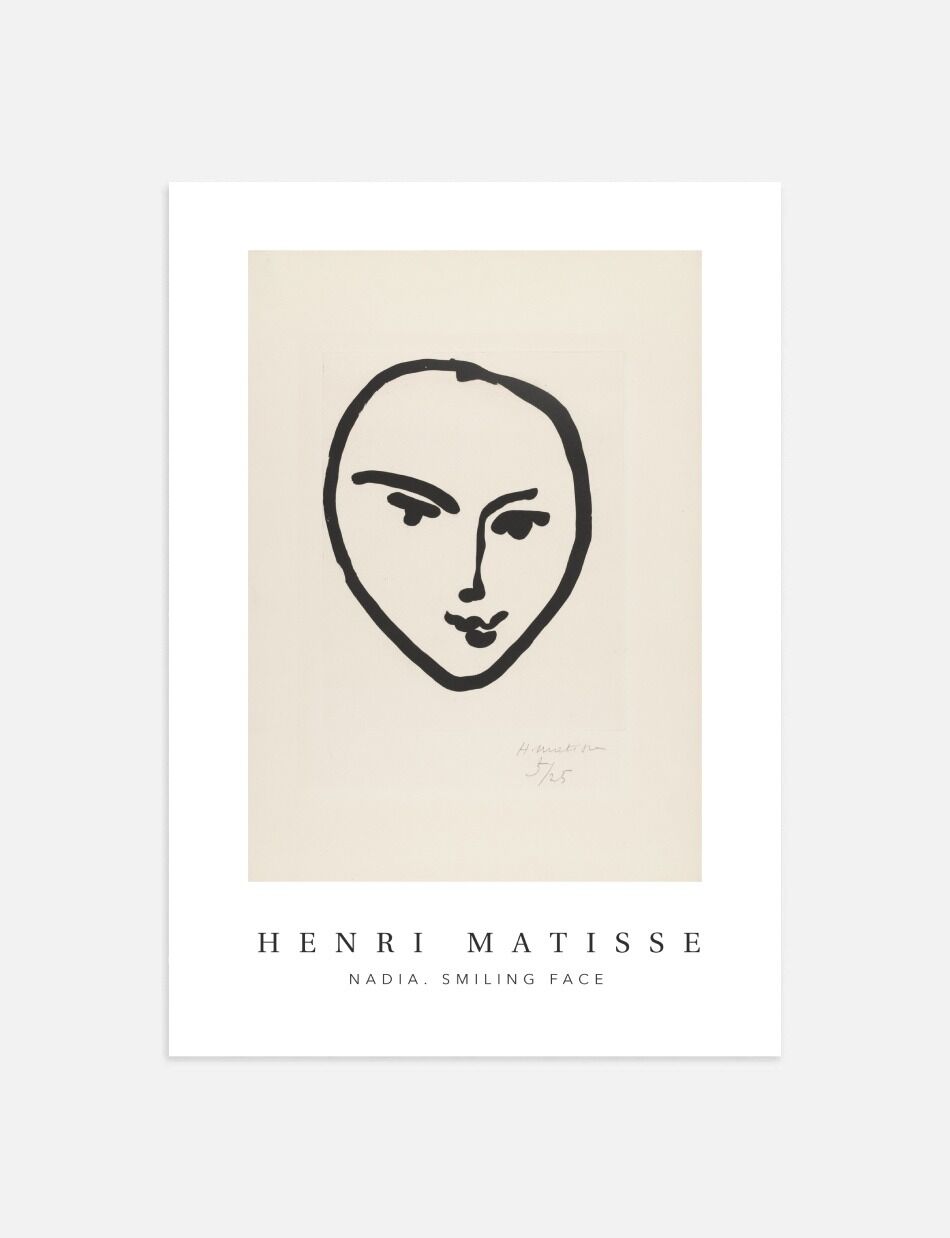 Nadia Smiling Face - Henri Matisse