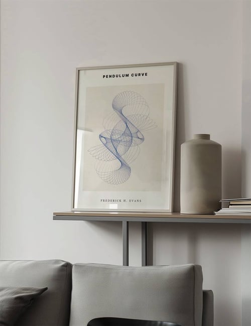 Frederick H. Evans Plakat - Pendulum Curve