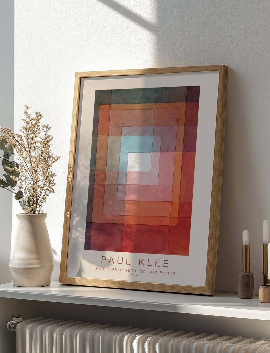 Polyphonic Setting for White - Paul Klee