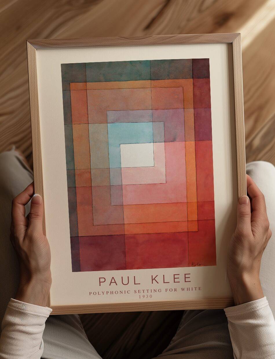 Polyphonic Setting for White - Paul Klee