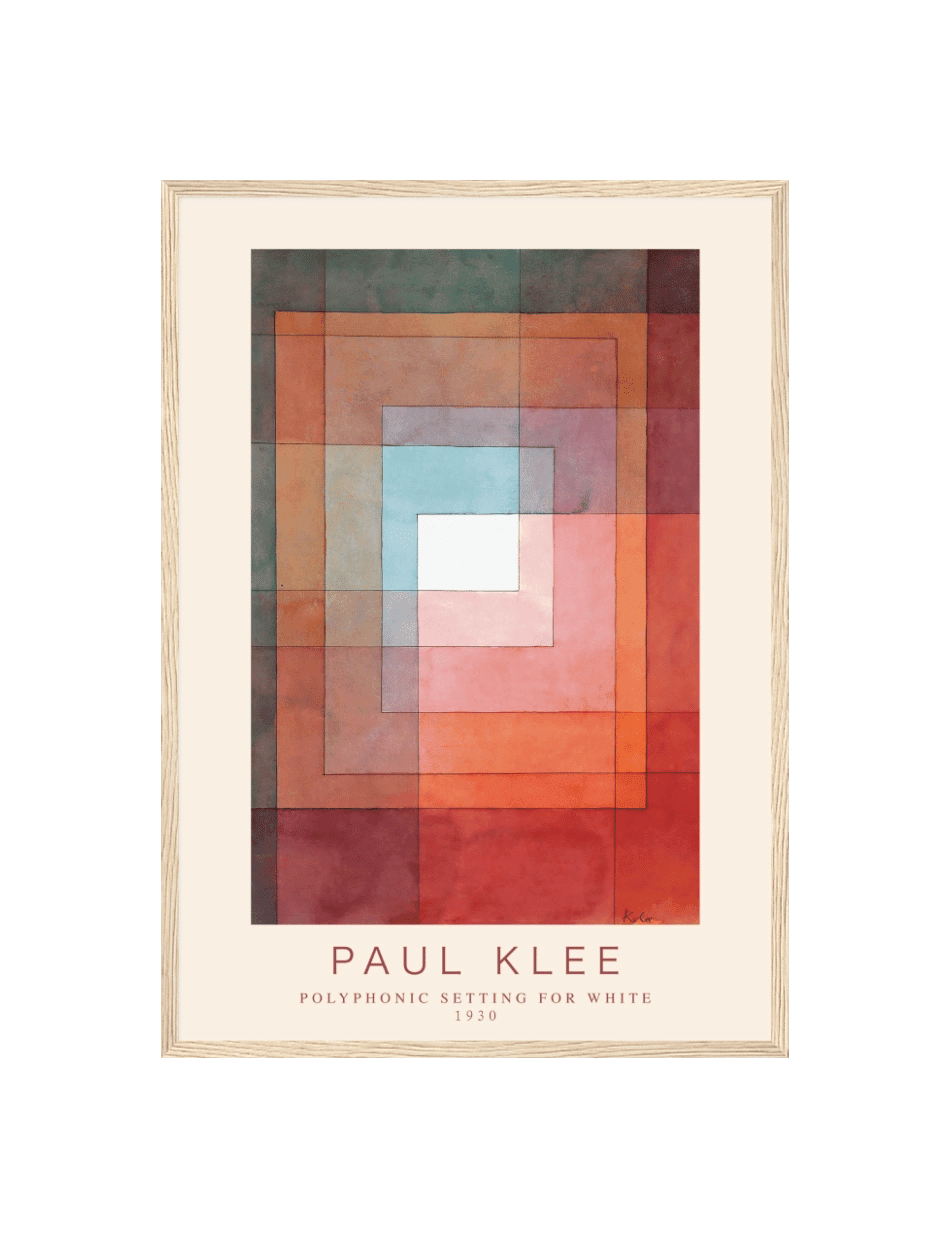 Polyphonic Setting for White - Paul Klee