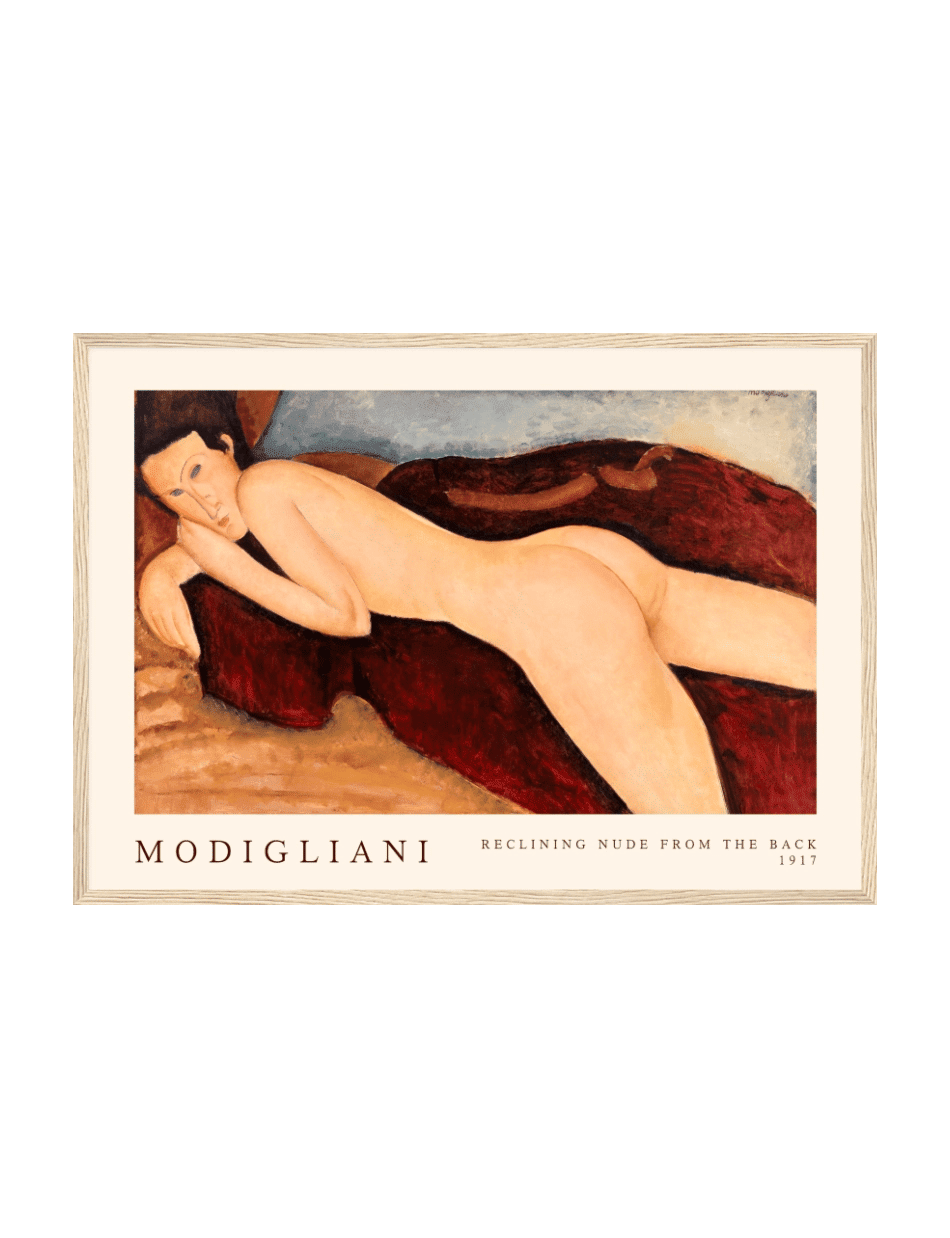 Reclining Nude from the Back - Amedeo Modigliani