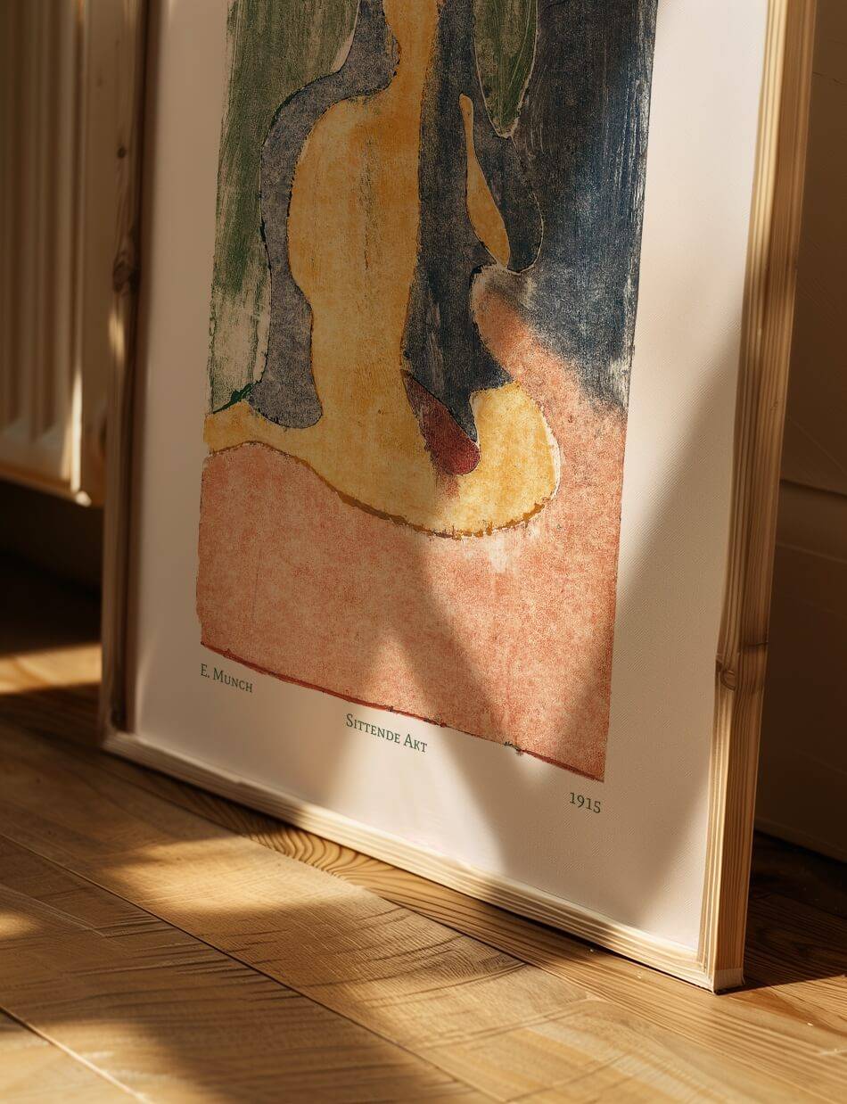 Sittende Akt - Edvard Munch