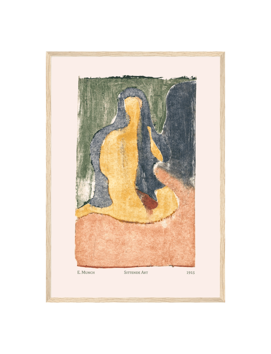 Sittende Akt - Edvard Munch