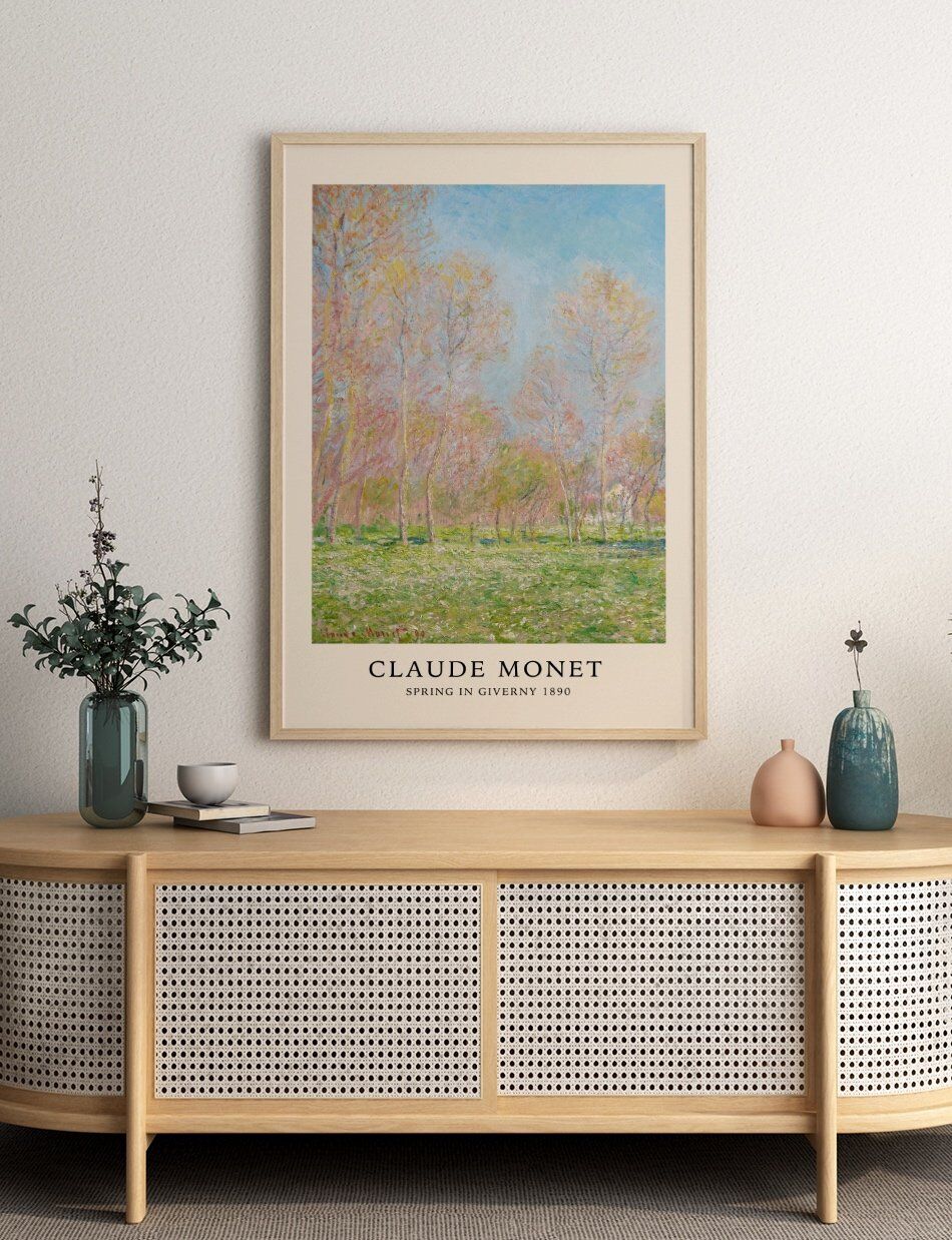 Spring in Giverny - Claude Monet